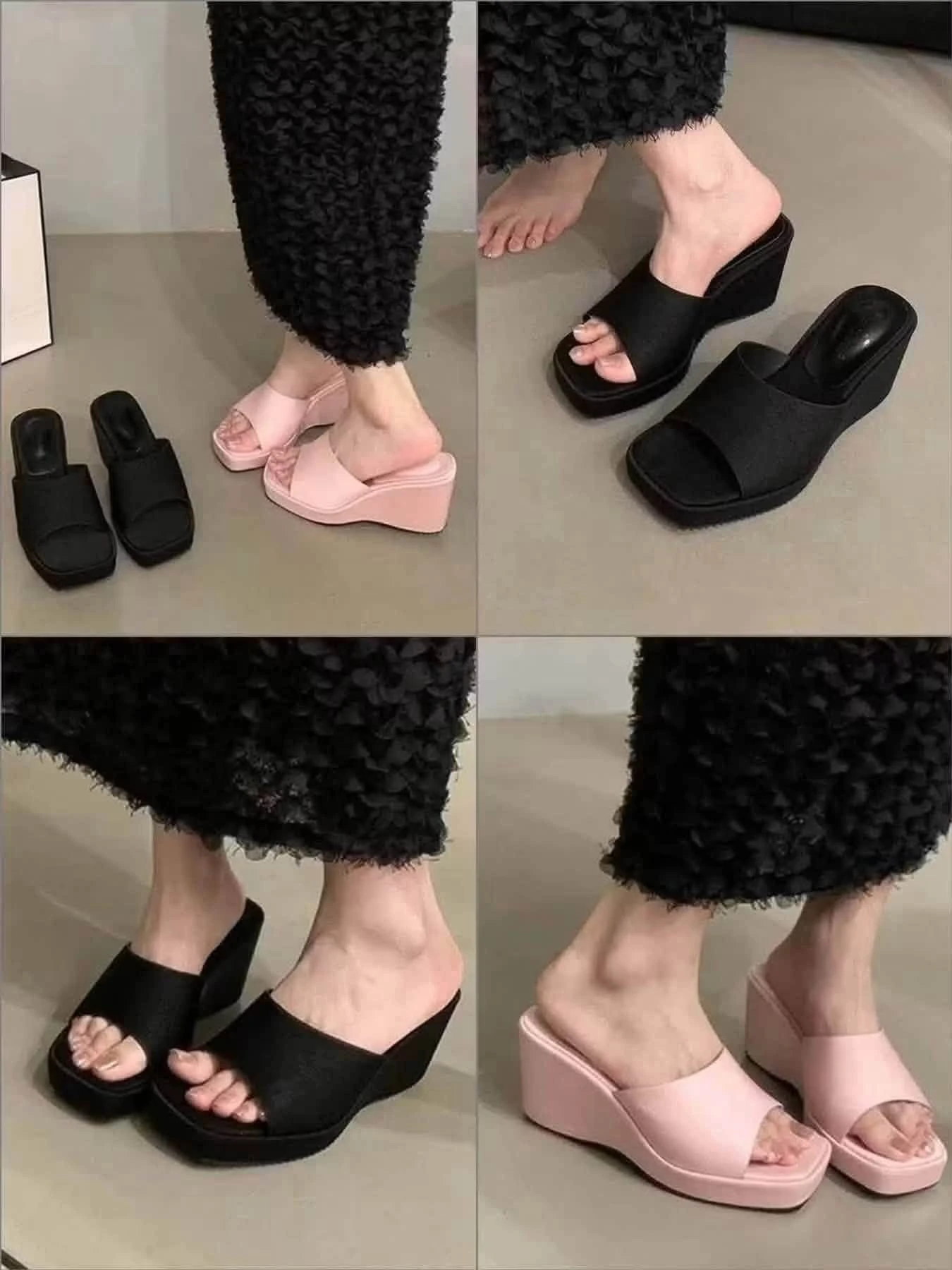 รองเท้าแตะสวมส้นเตารีด